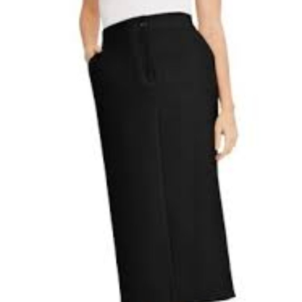 NWOT Jessica London Plus Size Tummy Control Bi-Stretch Midi Skirt